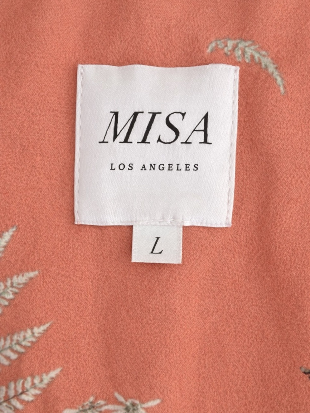 MISA Los Angeles Amaya Robe / Kimono Duster – Summer Fern L Luxury Resortwear - Picture 4 of 7